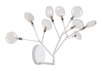 Бра 42*35 см, Crystal Lux EVITA AP9 WHITE/TRANSPARENT Белый