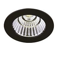 Встраиваемый светильник 7 см, 7W, 3000К, черный, Lightstar Soffi LIG212417, светодиодный