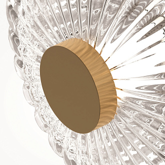 Настольная лампа 45 см, 10W, 3000K, Maytoni Amulet MOD555TL-L8G3K, золото