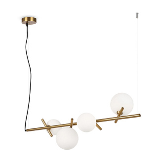 Светильник 92 см, Freya FR5259PL-04BS, латунь