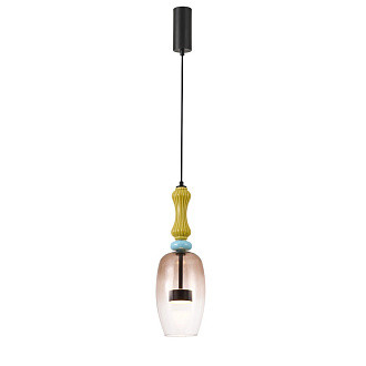 Подвесной светильник 15*180 см, LED, 9W, 4000К, Favourite Dolci 4463-1P черный