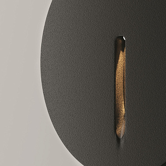 Светильник 7 см, 3W, 3000K, Maytoni Outdoor Lock O014SL-L3B3K, черный