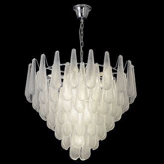 Подвесная люстра 75 см, Crystal Lux FONTAIN SP18 CHROME, хром