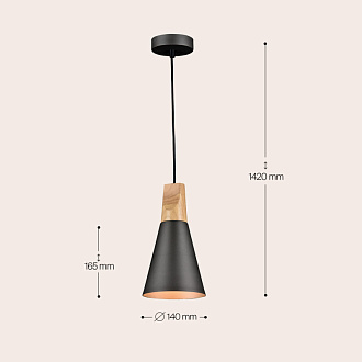 Подвесной светильник P359-PL-140-C Maytoni BICONES, серый