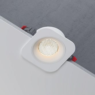 Светильник встраиваемый Tetro 10W 3000K белый IP44 15276/LED Elektrostandard  4690389217869, a071310