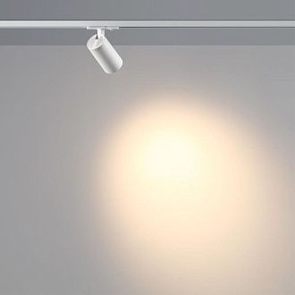 Трековый однофазный двухжильный светильник 5.5 см, 10W, 3000K, Novotech Port Selene 359900, белый