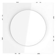 Светорегулятор встраиваемый Voltum S70 поворотно-нажимной 600 Вт, белый  пластик  VLS070301