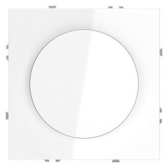 Светорегулятор встраиваемый Voltum S70 поворотно-нажимной 600 Вт, белый  пластик  VLS070301