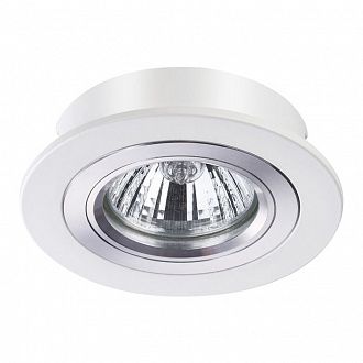 Встраиваемый светильник NOVOTECH MORUS 370390,Ø 9 см, GX5.3, белый, вр 8 см