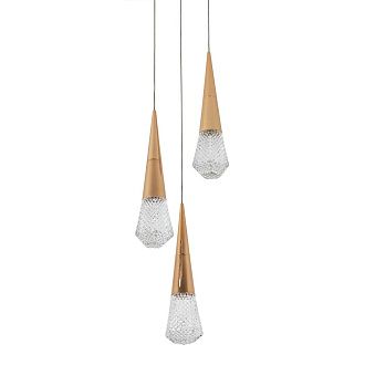 Подвесной светильник 21*21*90 см, LED 9W, 4000K, Золото MODELUX ML.3315.3