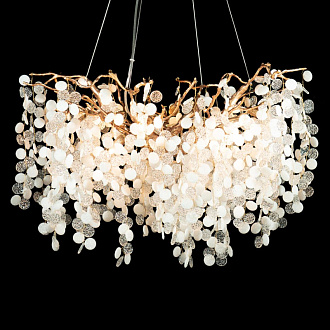 Люстра *80 см, 8*G9*W, Loft It 10066/800 GB Fairytree, Темное золото