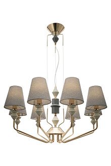 Люстра Ø815 x H1260, мм, 8*40W (320W), CHAMPAGNE GOLD (ЗОЛОТОЕ ШАМПАНСКОЕ) NewRgy 9502AP/8 CHAMPAGNE GOLD