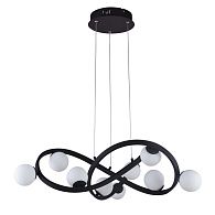 Люстра 76,3*76,3*272 см, 9*LED*21W, 3000K Gerhort G61244/9CF CF+WT, Коричневый