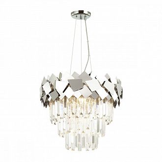 Подвесная люстра Odeon Light Stala 4811/6, диаметр 48 см, хром