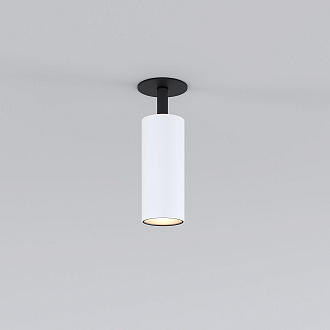 Встраиваемый LED светильник Diffe 25052/LED 10W 4200K белый/чёрный Elektrostandard, вр 4,7 см