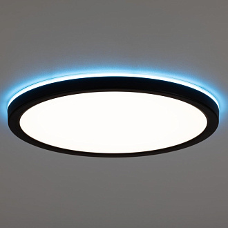 Светильник 30 см, 30W, 3000-5000K LED+RGB Citilux CL738241EL Бейсик Лайн Черный