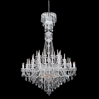 Люстра 200 см, Crystal Lux QUEEN SP78 Хром/Прозрачный