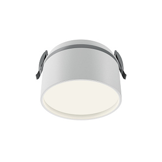Встраиваемый светильник 8.5/8.2 см, LED*12W, 4000К, IP20, 970 Lm Maytoni Technical ONDA DL024-12W4K-W белый, вр 8,2 см