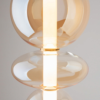 Торшер 28*163 см, LED, 40W, 3000К, Maytoni Futuro MOD307FL-L40BS3K латунный