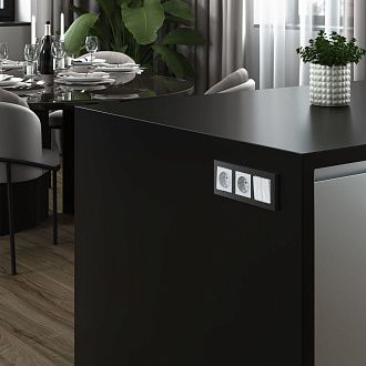 W1120161 Выключатель двухклавишный с подсветкой, белый матовый Werkel, 4690389184666