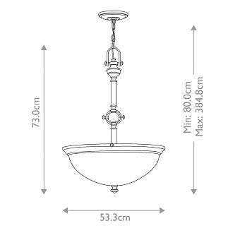 Подвесной светильник Hinkley Lighting, Арт. HK-MAYFLOWER-P-C
