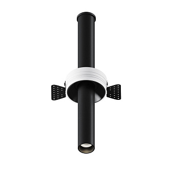 Встраиваемый светильник 3*3*31,6 см, LED, 7W, 3000К, Maytoni Technical Focus T C140TRS-L300-7W3K-B черный, вр 8 см
