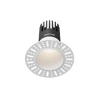 Встраиваемый светильник DL120-10W-4K-TRS-W **-9,7 см, *LED*10W, 4000K, Maytoni technical Dip DL120-10W-4K-TRS-W, Белый, вр 5,8 см
