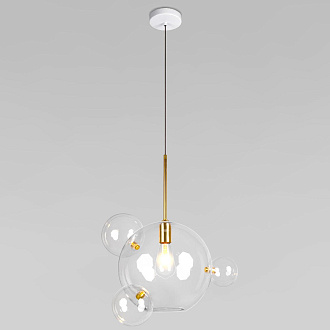 Подвесной светильник 57 см, Loft IT Bolle 2034-P4, белый-золото