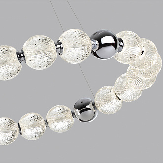Люстра 69*69*150 см, 1 LED*60W, 4000 К, Odeon Light Crystal, хром 5007/60L
