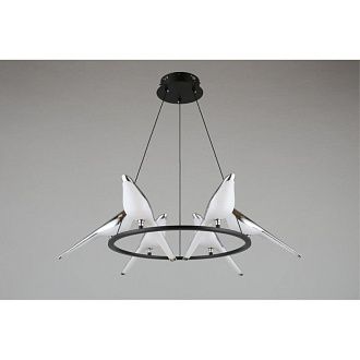 Детская люстра 65*60-300 см, 1*LED, 60W, 3000K, Aployt Astor APL.822.13.60, хром