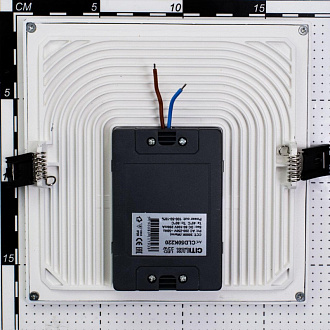 Светильник, 17 см, 22W, 4000K, белый, дневной свет, Citilux Омега CLD50K220N, встраиваемый светодиодный