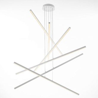 Подвесная люстра 120*125 см, 180W, 3000-6000K, Citilux Стиг CL203260 белый