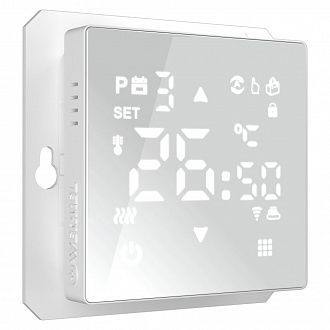 W1151201 Умный сенсорный терморегулятор  для теплого пола, белый Werkel, 4690389176937