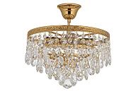 Люстра потолочная *30*23 см, 4*E27*60W, Arti Lampadari Castellana Gold Castellana E 1.3.30.608 G, золотой