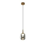 Подвесной светильник 12*212,5 см, 1*LED*5W, 3000K, Mantra Andromeda MAN8931+8943, золотой