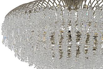 Люстра потолочная *80* см, 16*E14*40W, Arti Lampadari Delia Nickel Delia E 1.3.80.105 N, никель