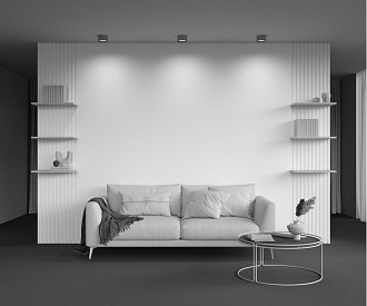 Светильник 12 см, 12W, 4000K, Maytoni Glare C091CL-12W4K-BS, латунь