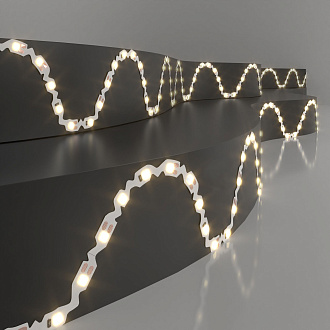 Светодиодная лента Лента светодиодная гибкая 12V 6W 60 Led S 2835 P20 теплый белый Elektrostandard