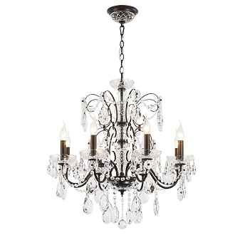 Светильник 68 см, Crystal Lux ODELIS SP8 BROWN, коричневый кофейный