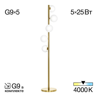 Торшер167 см, Citilux Рунд CL205950N, бронза