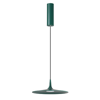 Уличный светильник  25*80 см, 1*LED*12W Odeon Light SOMBRA 7037/12L темно-зеленый