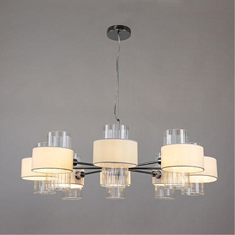 Люстра 86*22 см, 8 E14*40W,  К, Arte Lamp Fantasia A4076LM-8CC, Хром