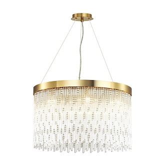 Подвесная люстра Odeon Light Refano 4848/8, диаметр 60 см, золото