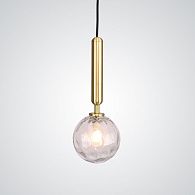Подвесной светильник RAFFIN Gold/Transparent 18*24*24 см, 1*G9*40W, ImperiumLoft RAFFIN01, Золотистый