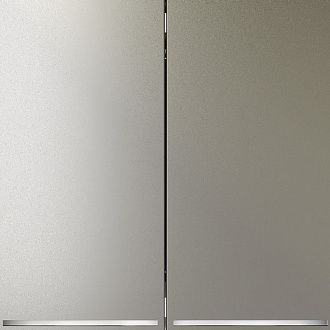 Выключатель встраиваемый Voltum S70 двухклавишный с подсветкой 10А, шелк пластик Soft touch VLS020204