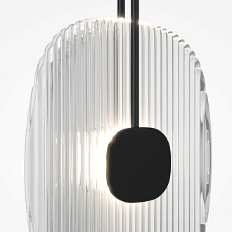 Подвесной светильник Maytoni Eclipse MOD152PL-L1BK 12*24 см, 1*LED*6W, Матовый Черный