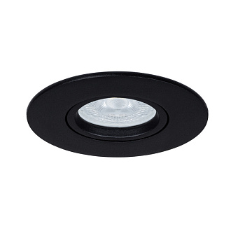Точечный светильник 9,5*4,9 см, 1 GU10*35W, К, Arte Lamp Giro A2867PL-1BK, Черный, вр 7,5 см
