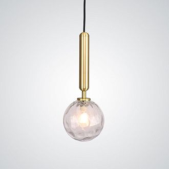 Подвесной светильник RAFFIN Gold/Transparent 18*24*24 см, 1*G9*40W, ImperiumLoft RAFFIN01, Золотистый