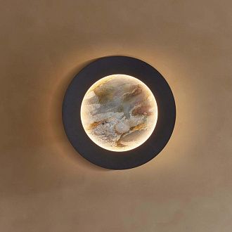 Подвесная люстра 59*20-150 см, 1*LED, 40W, 4000K, Favourite Lago 4598-1P, черный матовый