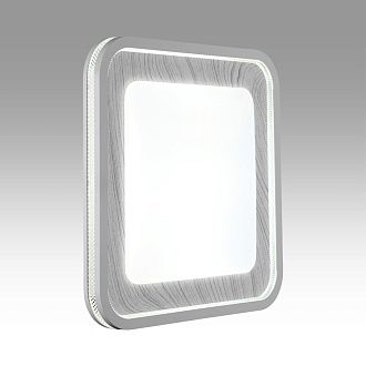 Светильник 50,7*50,7*7 см, LED 1*70W, 3000-6000 К, Sonex Mavi Wood 7682/EL, белый/светло-серый под дерево